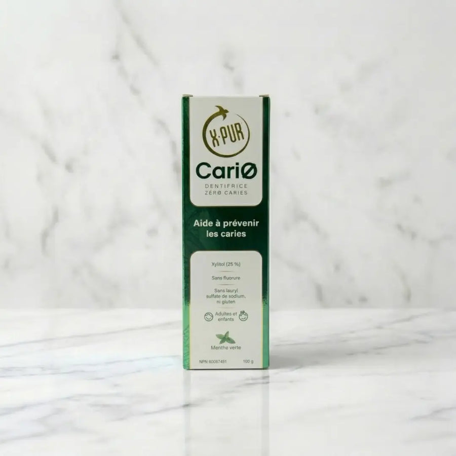 Cario 100% NATURAL ANTI-CAVITY TOOTHPASTE Mint Flavor