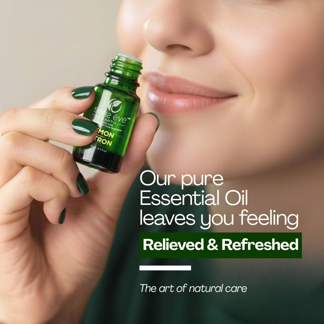 LEMON (Citrus limon) 100% Pure and Natural Essential Oil - 15mL