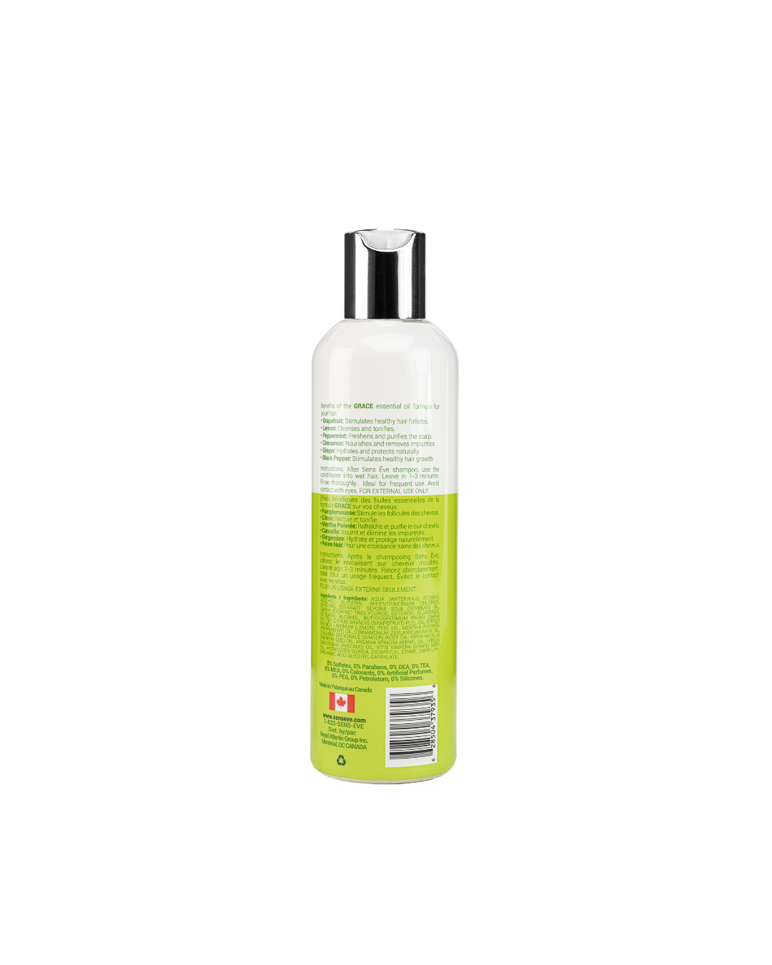 Sens Ève – Shampooing Naturel Vitalité, 250ml