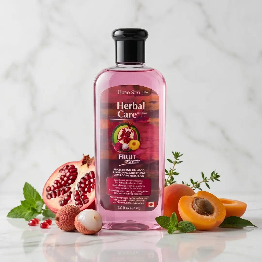 Herbal Care – Pack Duo Extraits de Fruits, Shampoing, Après-Shampoing & Masque