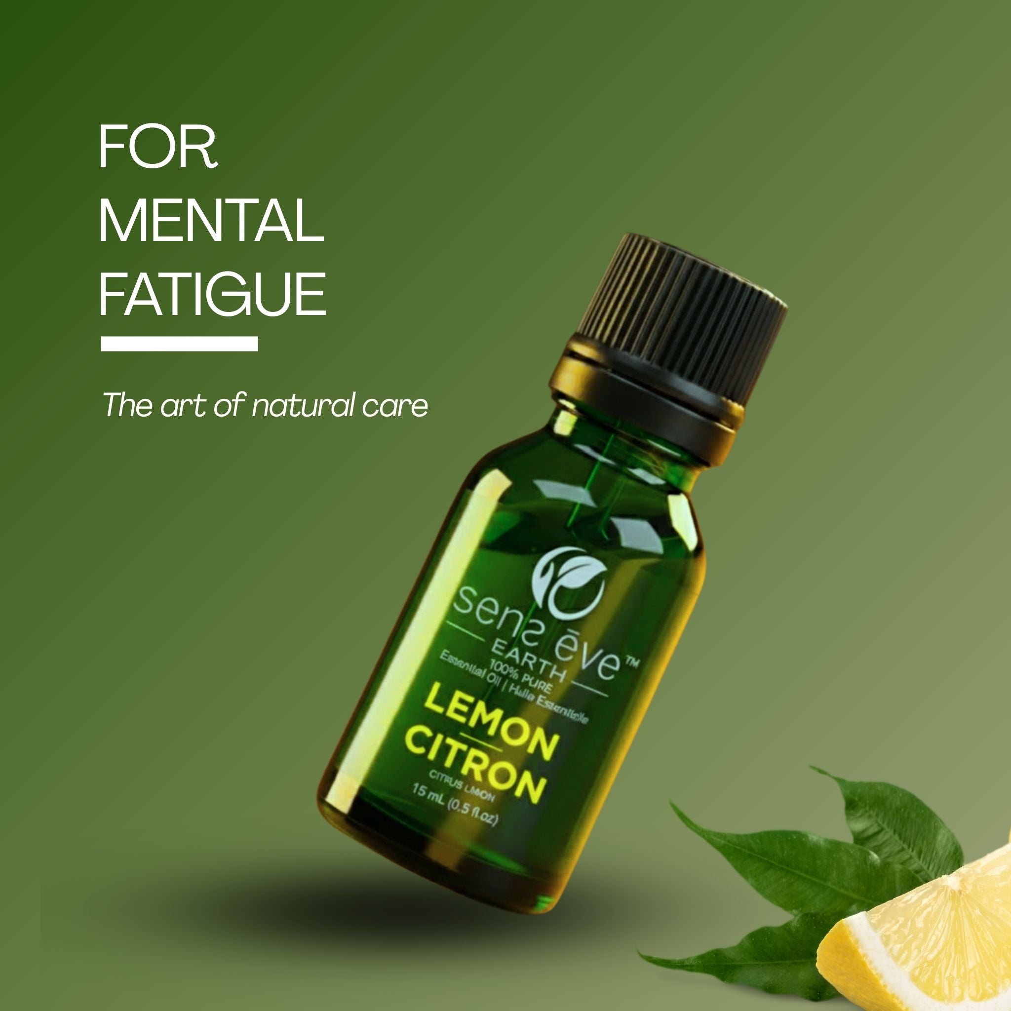 LEMON (Citrus limon) 100% Pure and Natural Essential Oil - 15mL