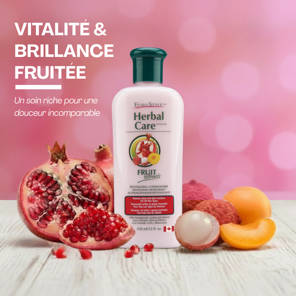 Herbal Care – Après-Shampooing Revigorant, Extraits de Fruits, 350ml