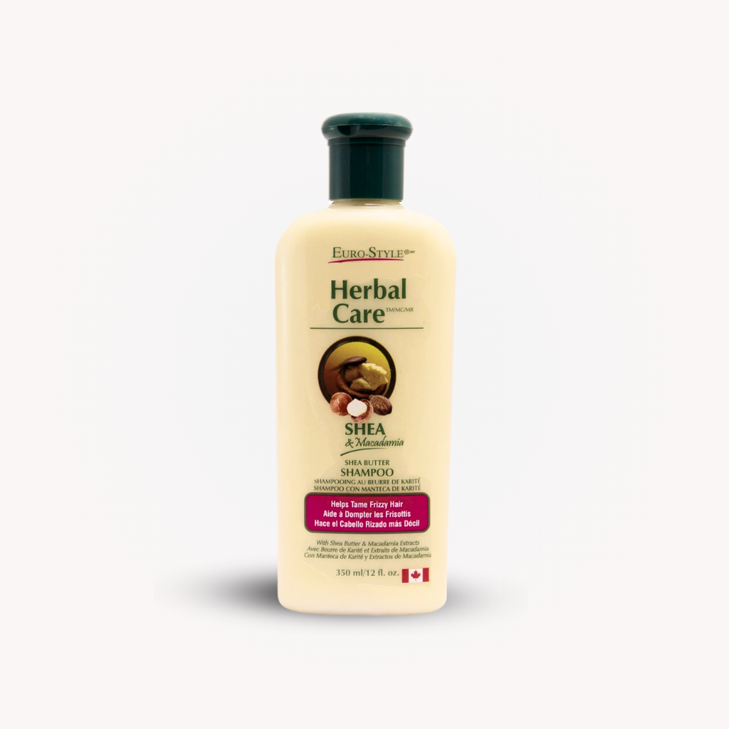Herbal Care – Shampooing Anti-Frisottis, Beurre de Karité & Macadamia, 350ml