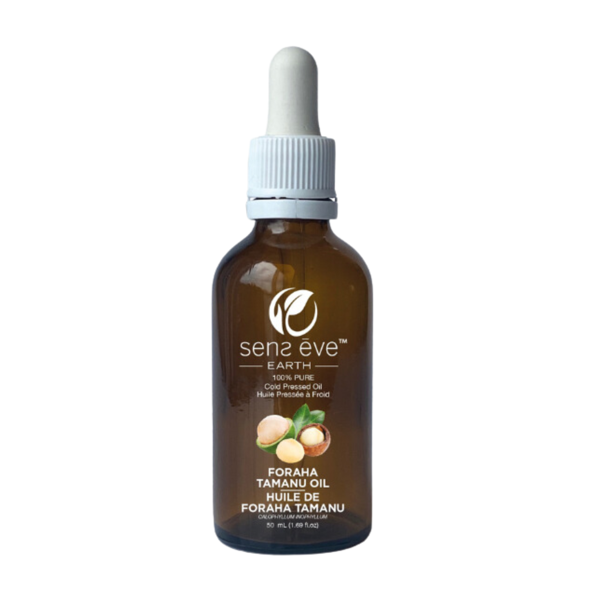 FORAHA "TAMANU" (Calophyllum inophyllum) Huile essentielle 100% Pure et Naturelle - 50mL