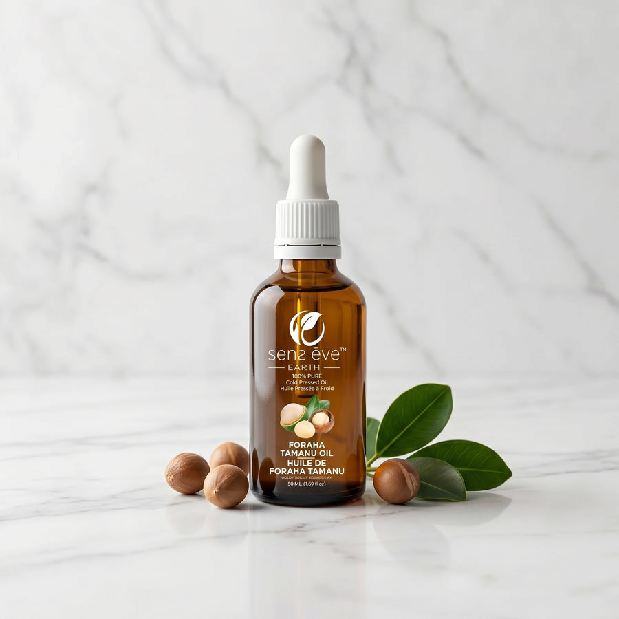 FORAHA "TAMANU" (Calophyllum inophyllum) 100% Pure and Natural Essential Oil - 50mL