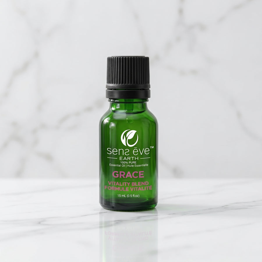 تركيبة GRACE Vitality من الزيوت العطرية النقية والطبيعية بنسبة 100% - 15 مل