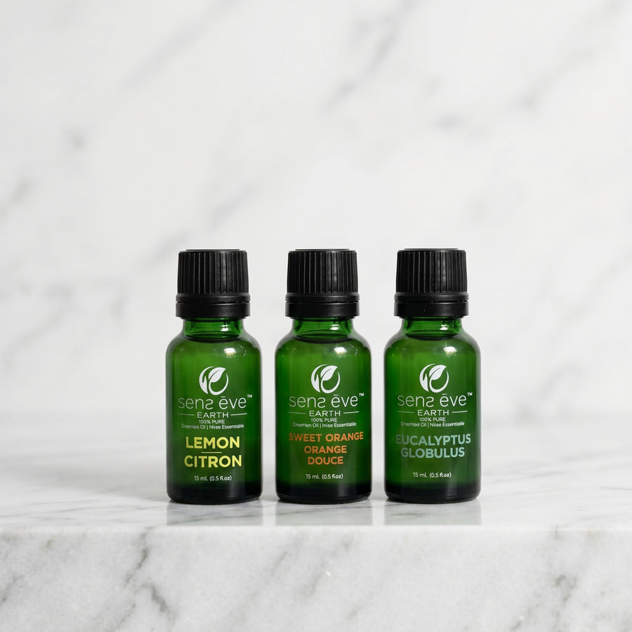 Sens Ēve – Kit Énergie & Concentration, Citron, Pamplemousse, 15ml