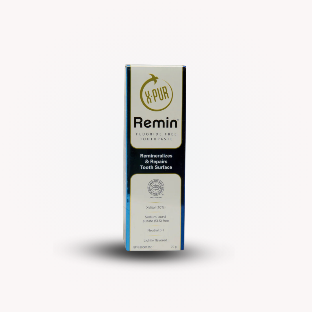 REMIN 100% NATURAL TOOTHPASTE REMINERALIZES &amp; REPAIRS THE SURFACE OF THE TOOTH